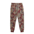 Brick Floral Bohemian Pattern Print Sweatpants