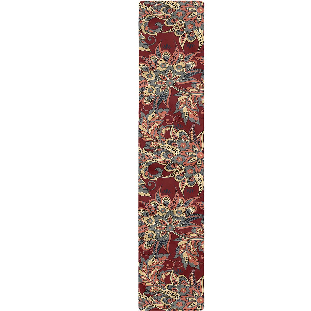 Brick Floral Bohemian Pattern Print Table Runner