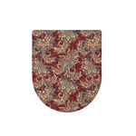 Brick Floral Bohemian Pattern Print Toilet Lid Cover
