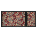 Brick Floral Bohemian Pattern Print Trifold Wallet