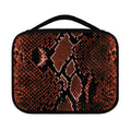 Brick Red Python Snakeskin Print Classic Bible Case