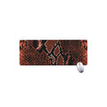 Brick Red Python Snakeskin Print Extended Mouse Pad