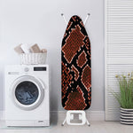 Brick Red Python Snakeskin Print Ironing Board Cover