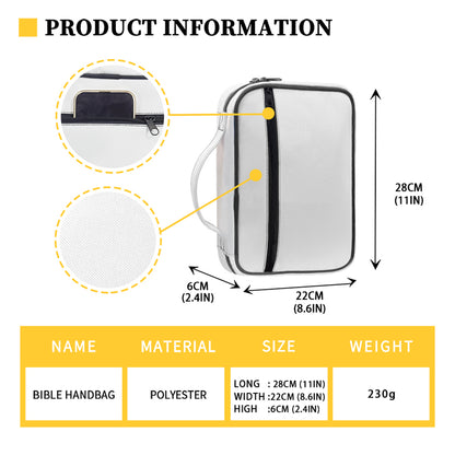 Green Dizzy Moving Optical Illusion Briefcase Bible Bag