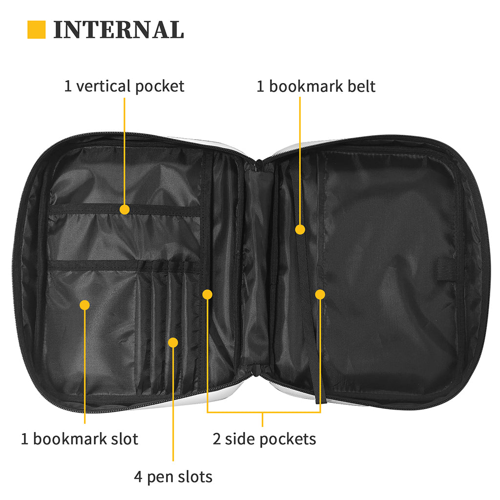 Grunge Bullseye Target Print Briefcase Bible Bag