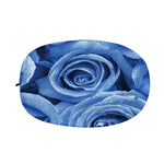 Bright Blue Rose Print Car Side Mirror Covers