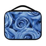 Bright Blue Rose Print Classic Bible Case