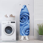 Bright Blue Rose Print Ironing Board Cover