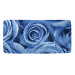Bright Blue Rose Print Towel