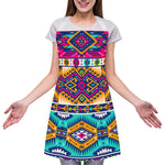 Bright Colors Aztec Pattern Print Adjustable Apron