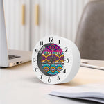 Bright Colors Aztec Pattern Print Alarm Clock