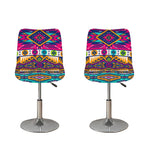 Bright Colors Aztec Pattern Print Bar Stool Covers