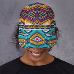 Bright Colors Aztec Pattern Print Baseball Cap
