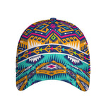 Bright Colors Aztec Pattern Print Baseball Cap