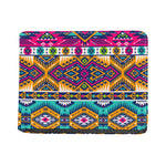 Bright Colors Aztec Pattern Print Bifold Wallet