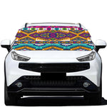 Bright Colors Aztec Pattern Print Car Windshield Snow Cover