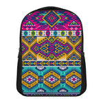 Bright Colors Aztec Pattern Print Casual Backpack