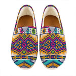 Bright Colors Aztec Pattern Print Casual Shoes