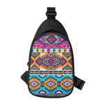 Bright Colors Aztec Pattern Print Chest Bag
