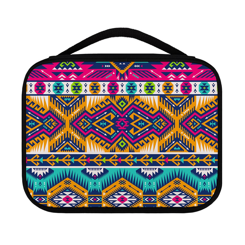 Bright Colors Aztec Pattern Print Classic Bible Case