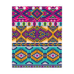 Bright Colors Aztec Pattern Print Curtain
