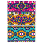 Bright Colors Aztec Pattern Print Curtain