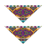 Bright Colors Aztec Pattern Print Dog Bandana