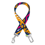 Bright Colors Aztec Pattern Print Dog Seat Belt