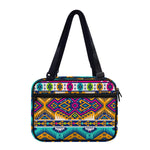 Bright Colors Aztec Pattern Print Double Strap Bible Bag