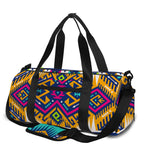 Bright Colors Aztec Pattern Print Gym Bag