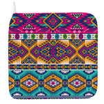 Bright Colors Aztec Pattern Print Hand Towel