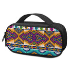 Bright Colors Aztec Pattern Print Insulin Cooler Travel Case