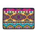 Bright Colors Aztec Pattern Print Kitchen Mat