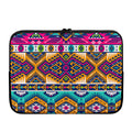 Bright Colors Aztec Pattern Print Laptop Sleeve