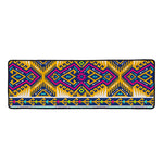 Bright Colors Aztec Pattern Print Long Kitchen Mat