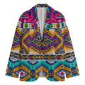 Bright Colors Aztec Pattern Print Men's Blazer