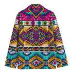 Bright Colors Aztec Pattern Print Men's Blazer