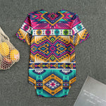 Bright Colors Aztec Pattern Print Men's Bodysuit