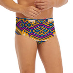 Bright Colors Aztec Pattern Print Men's Briefs