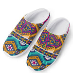 Bright Colors Aztec Pattern Print Mesh Casual Shoes