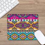 Bright Colors Aztec Pattern Print Mouse Pad