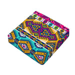 Bright Colors Aztec Pattern Print Outdoor Seat Cushion Cover