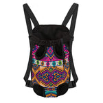 Bright Colors Aztec Pattern Print Pet Carrier Backpack