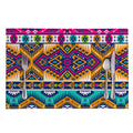 Bright Colors Aztec Pattern Print Placemat