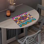 Bright Colors Aztec Pattern Print Placemat