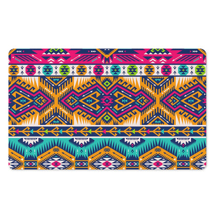 Bright Colors Aztec Pattern Print Polyester Doormat