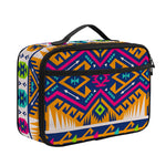 Bright Colors Aztec Pattern Print Portable Lunch Bag