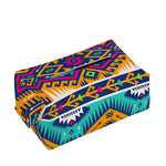 Bright Colors Aztec Pattern Print Rectangle Tissue Box Cover