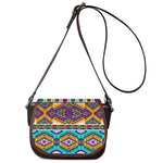 Bright Colors Aztec Pattern Print Saddle Bag
