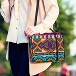 Bright Colors Aztec Pattern Print Shoulder Strap Bible Bag